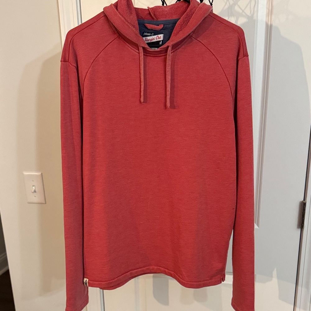 johnnie-O Men's Red Hoodie